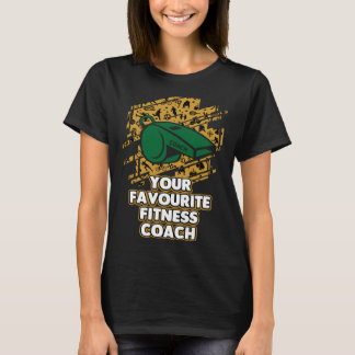 T-shirt Votre coach de fitness préféré Coach de santé humo