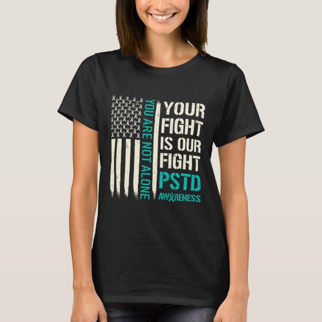 T-shirt Votre combat est notre combat - Ptsd Sensibilisati (Devant)