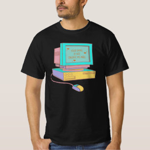 T-shirt Votre e-mail ne me trouve pas bien drôle Rétro