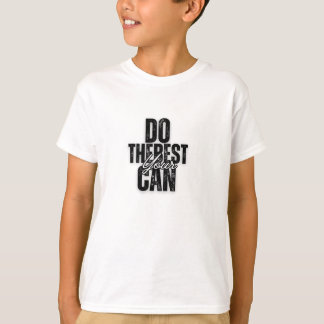 T-shirt Votre écriture sur fond noir