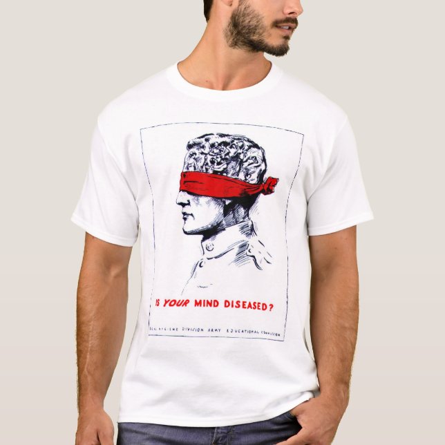 T-shirt Votre esprit est-il malade ? (Devant)