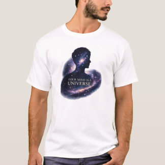 T-shirt Votre esprit est un univers
