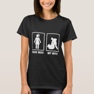 T-shirt Votre femme ma femme drôle BJJ Jiu jitsu brésilien