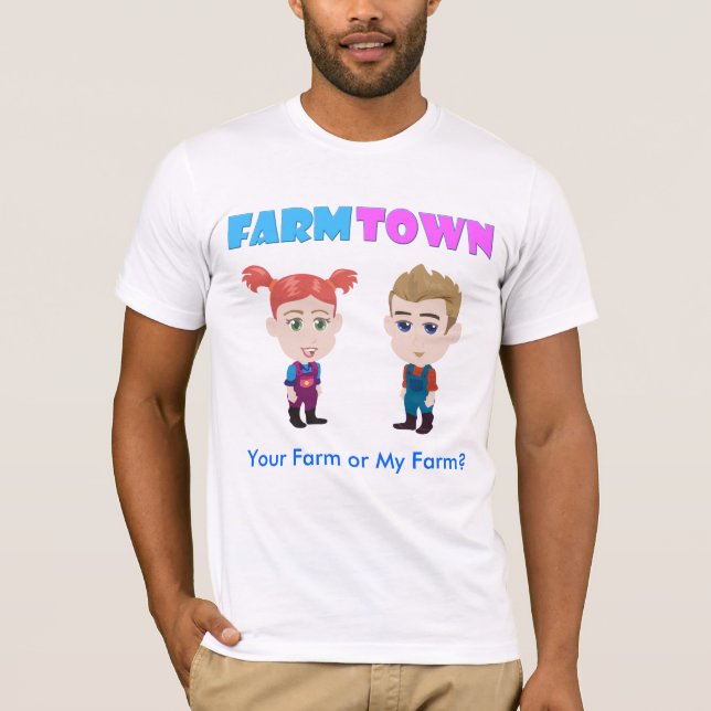 T-shirt Votre ferme ou ma ferme ? (Devant)