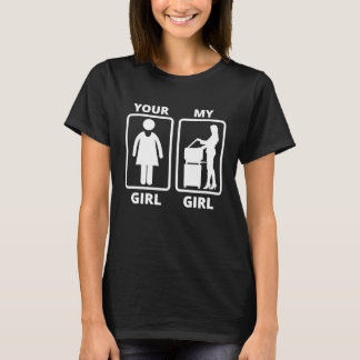 T-shirt Votre Fille Ma Fille Femme Secrétaire citation Ass