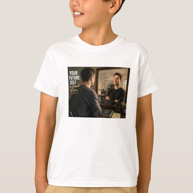 T-shirt Votre futur vous est fier de vous (Devant)
