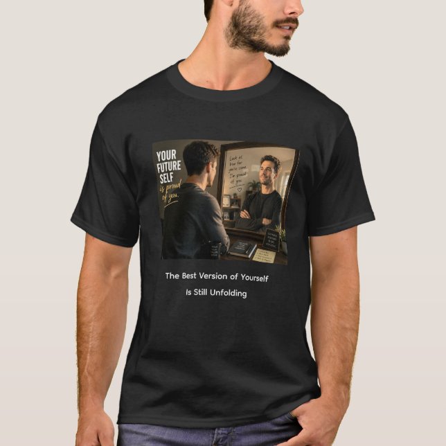 T-shirt Votre futur vous est fier de vous (Devant)