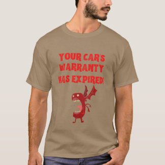 T-shirt Votre garantie automobile cadeau rétro garçon