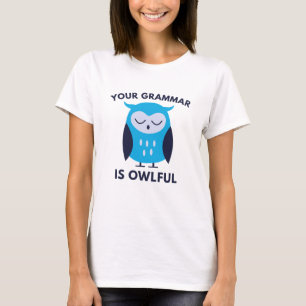 T-shirt Votre grammaire est puissante