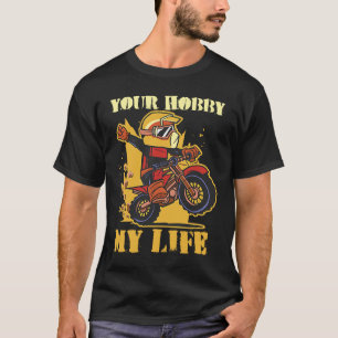 T-shirt Votre Hobby Ma Vie Enduro Motocross