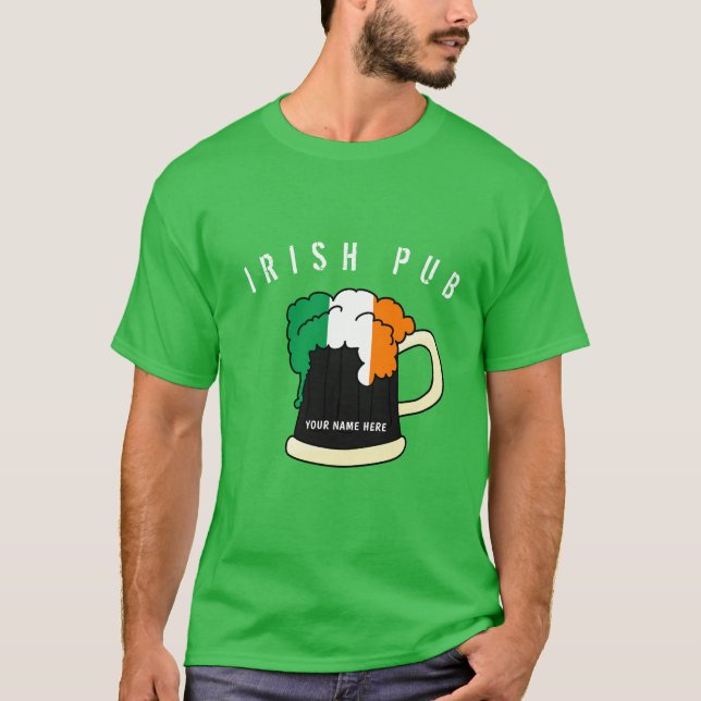 T-shirt Votre Jour de l'Saint Patrick de pub irlandais per (Devant)