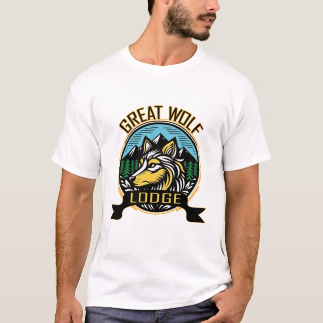 T-shirt Votre lieu de vacances Grand Loup (Devant)