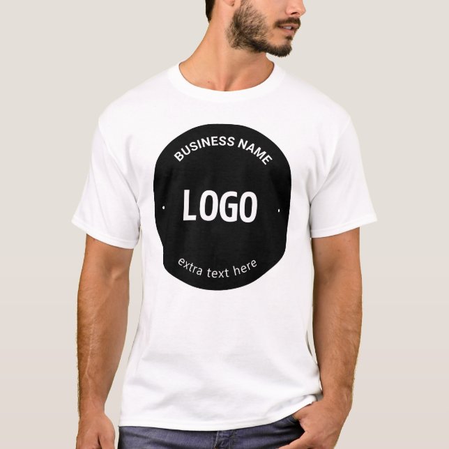 T-shirt Votre logo, image ou conception et texte modifiabl (Devant)