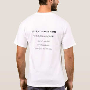 T-shirt Votre logo Nom Professionnel Promotionnel Professi