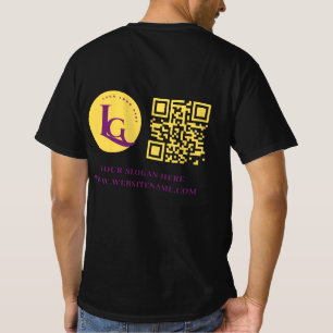 T-shirt Votre logo professionnel Qr Code personnalisé