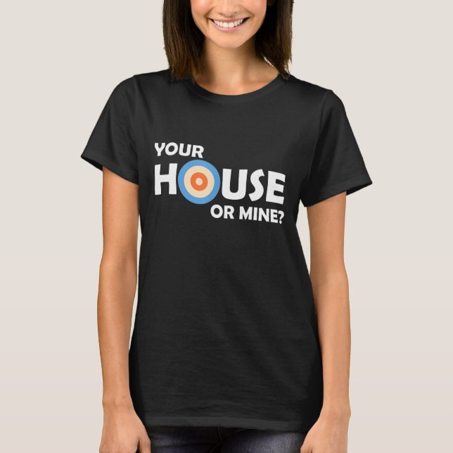 T-shirt Votre Maison Ou La Mine Curling Curler Rock Balaya (Devant)