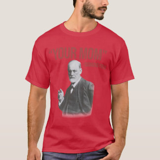 T-shirt Votre Maman Sigmund Freud garçon rouge