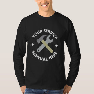 T-shirt Votre Manuel De Service Ici Handyman Tout Savoir