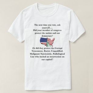 T-shirt Votre membre du congrès a-t-il protégé notre d