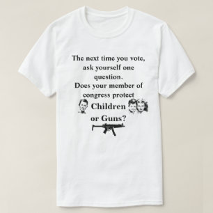 T-shirt Votre membre du congrès protège-t-il les enfants o