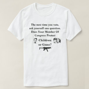 T-shirt Votre membre du congrès protège-t-il les enfants o