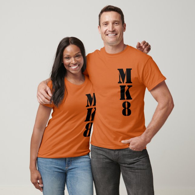 T-shirt Votre Monogramme de 3 lettres sur le Décor Camoufl (Unisexe)