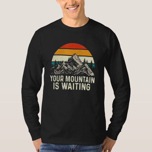 T-shirt Votre Montagne Attend (Devant)