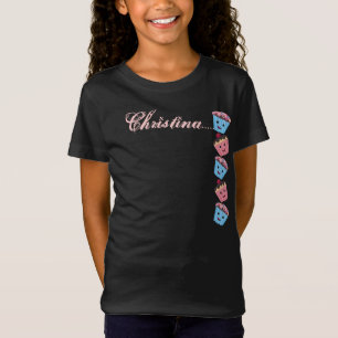 T-Shirt Votre Nom : Cute Kawaii Cupcakes