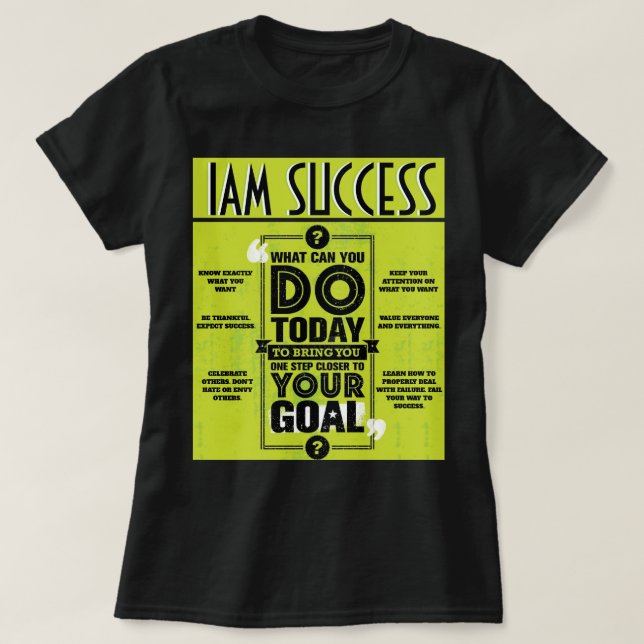 T-SHIRT VOTRE OBJECTIF (Design devant)
