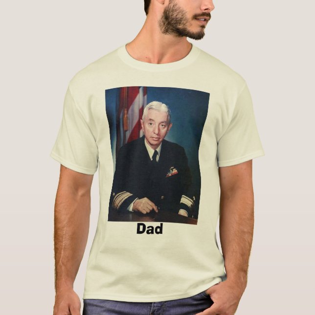 T-shirt Votre papa de Rickover (Devant)