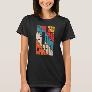 T-shirt Votre papa est ma cardio rétro femmes Votre papa e
