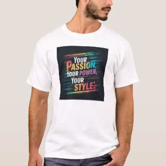 T-shirt Votre Passion, Votre Puissance, Votre Style