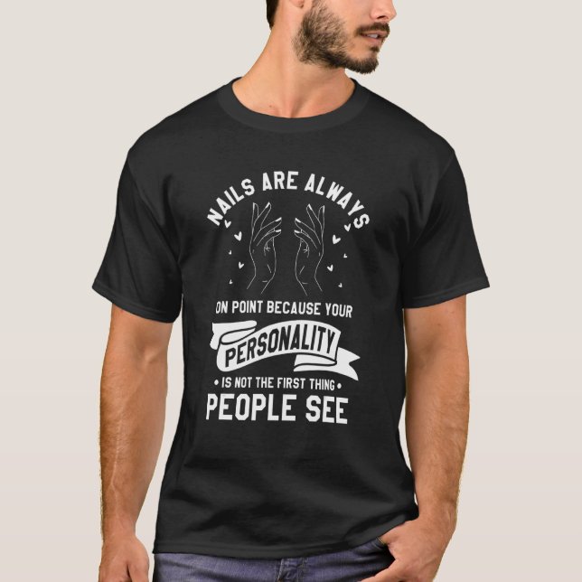 T-shirt Votre Personnalité N'Est Pas La Première Chose Que (Devant)