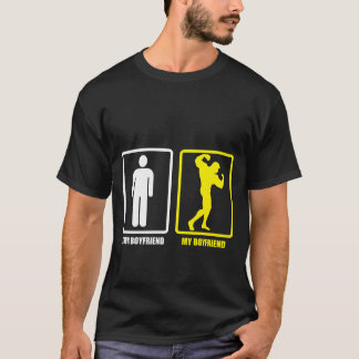 T-shirt Votre petit ami mon petit ami ami bodybuilder