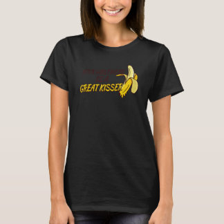 T-shirt Votre petite amie est une grande embrasseuse