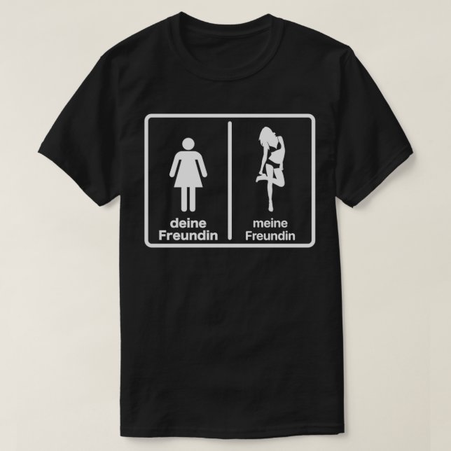 T-shirt Votre petite amie ma petite amie 2 (Design devant)