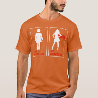 T-shirt Votre petite amie Ma petite amie comparaison drôle