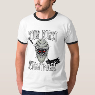 T-shirt Votre plus mauvais cauchemar - hockey