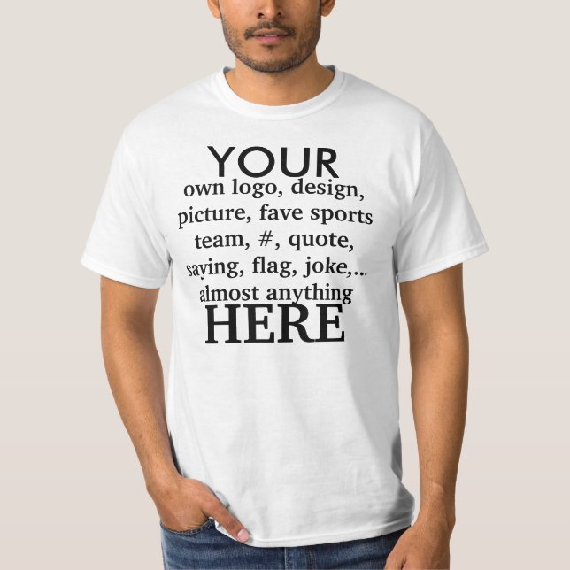 T-shirt VOTRE, posséder le logo, conception, image, te (Devant)