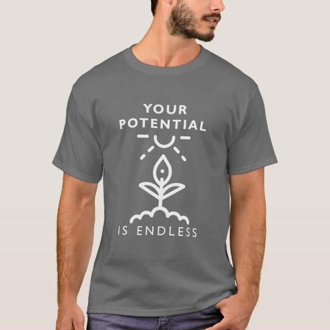 T-shirt Votre Potentiel Est Infini Tee - Croyez & Devenez (Devant)