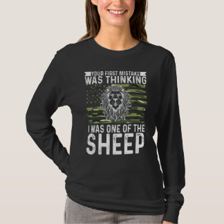 T-shirt Votre première erreur a été de penser que j'étais