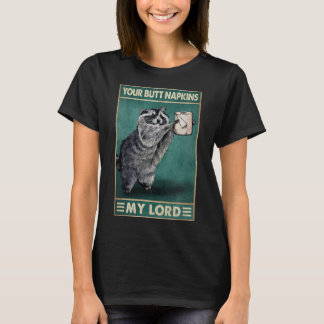 T-shirt Votre Serviette Butt Mon Lord Raccoon Tissue Activ
