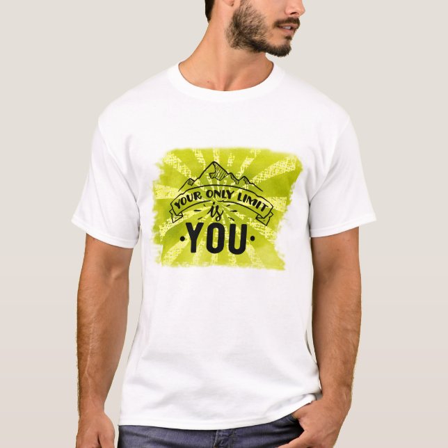 T-shirt Votre seule limite est votre inspiration motivatio (Devant)