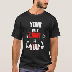 T-shirt Votre Seule Limite Est Vous Barbell Wod Fitness Ex