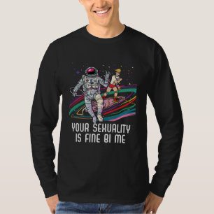 T-shirt Votre sexualité est bonne Bi par moi Bisexualité B