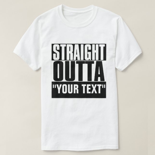 T-SHIRT "VOTRE TEXTE" (Design devant)