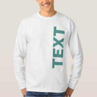 Votre Texte Ou Votre Nom Mens Long Sleeve Modern M