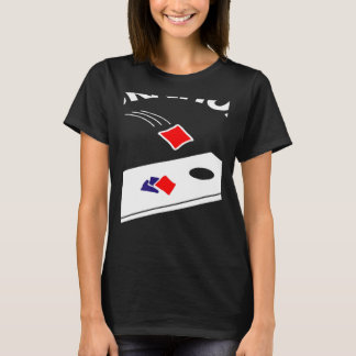 T-shirt Votre trou est mon objectif Cornhole Équipe Sac de