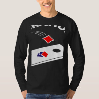 T-shirt Votre trou est mon objectif Cornhole Team Bean Bag