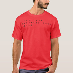 T-shirt Votre vibe attire votre tribu Citation Motivationn